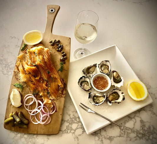 2024 October Long Weekend Event - Paired Wines with Oysters and Gravlax @ Dindima